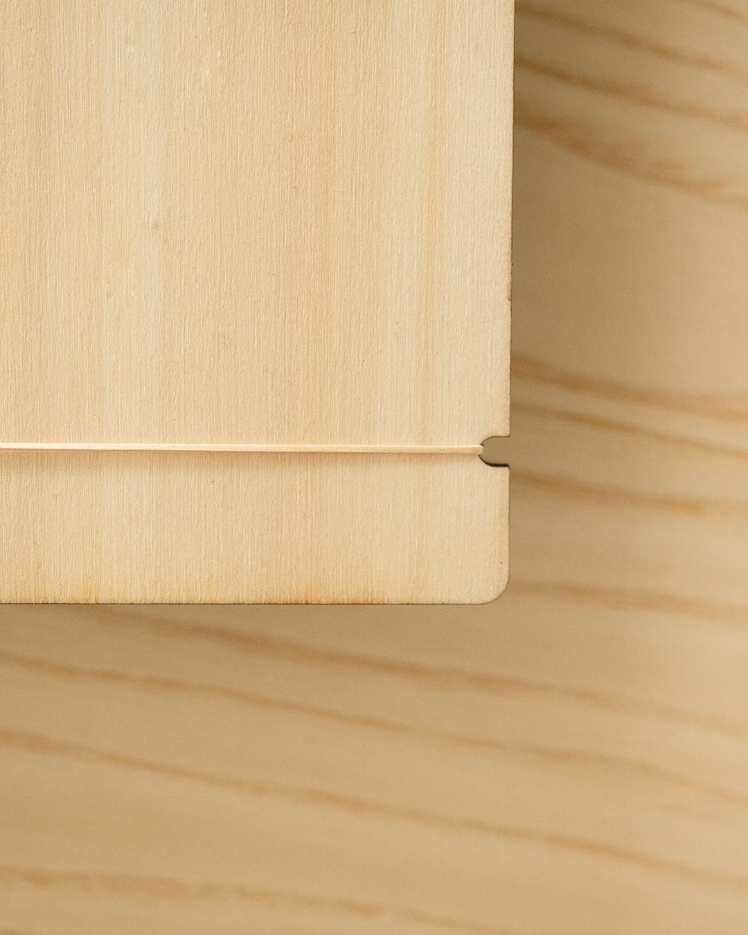 Gomas Paralelas Natural A4 vertical Madera Chopo